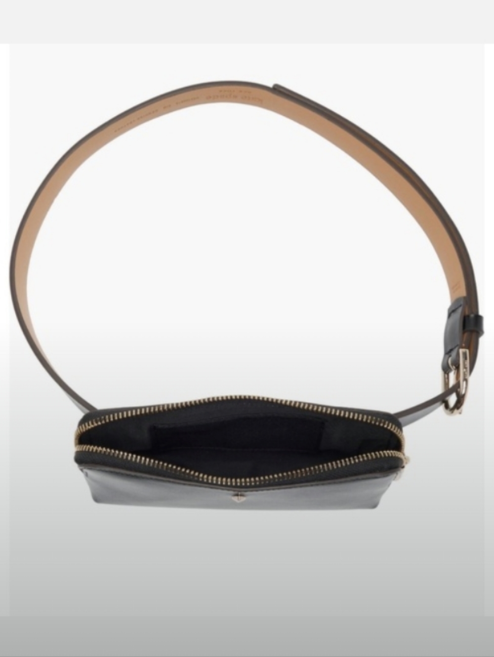 Kate Spade-Leather ♠️Belt Bag-Crossbody Bag (Black 🖤)-S/M - Picture 2 of 10